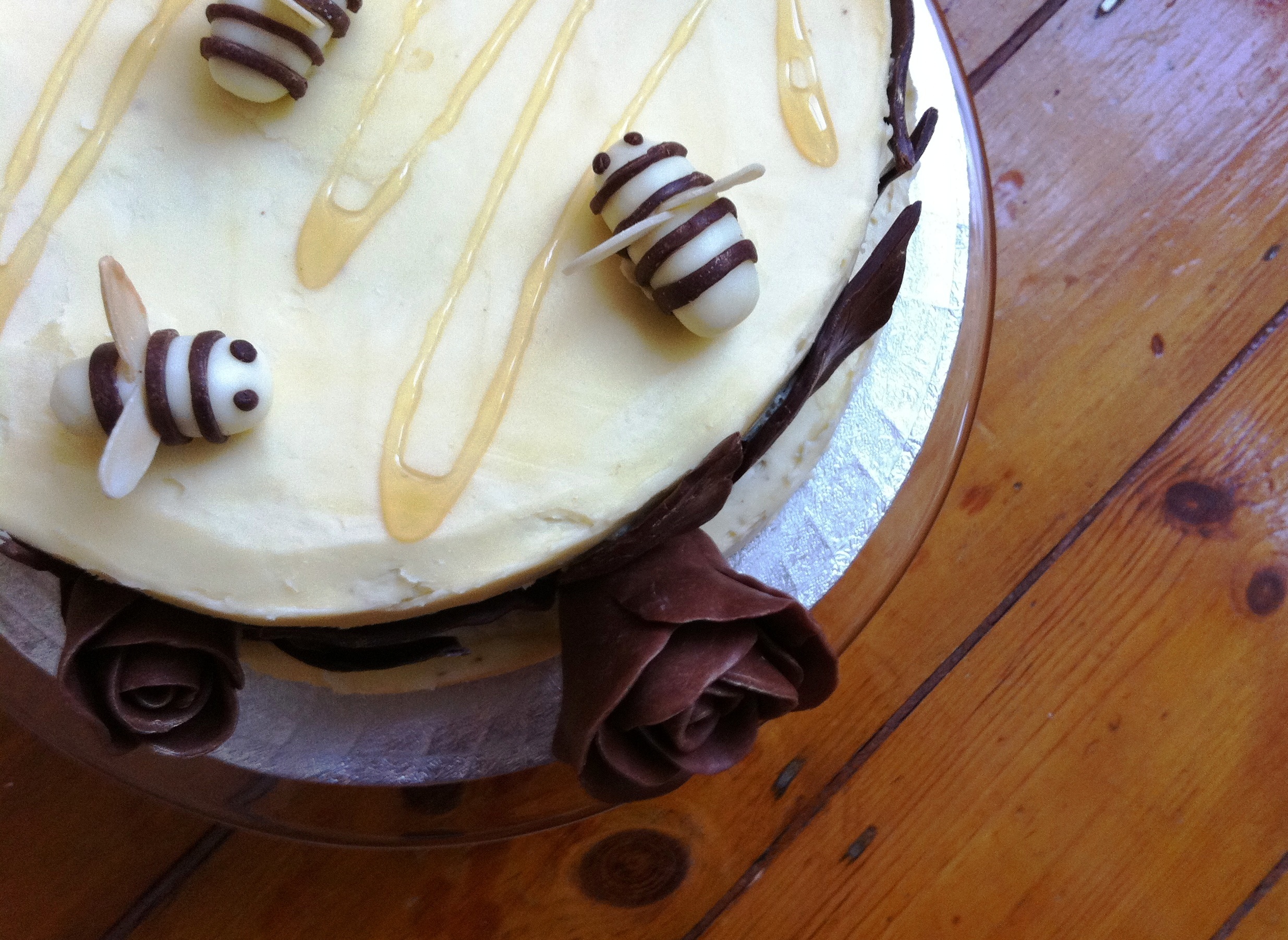 Honey Chocolate Cake - thelittleloaf