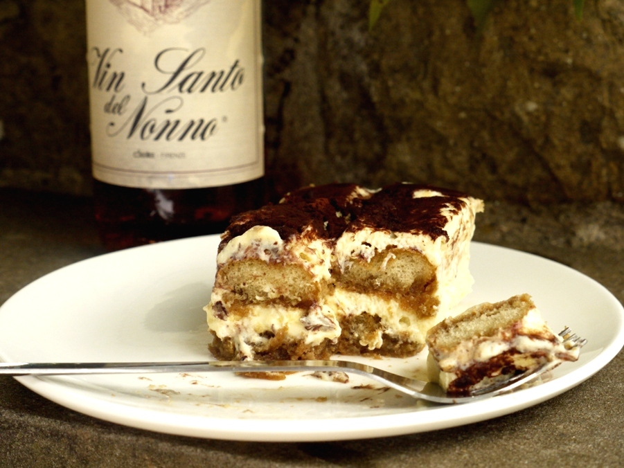 tiramisu with vin santo