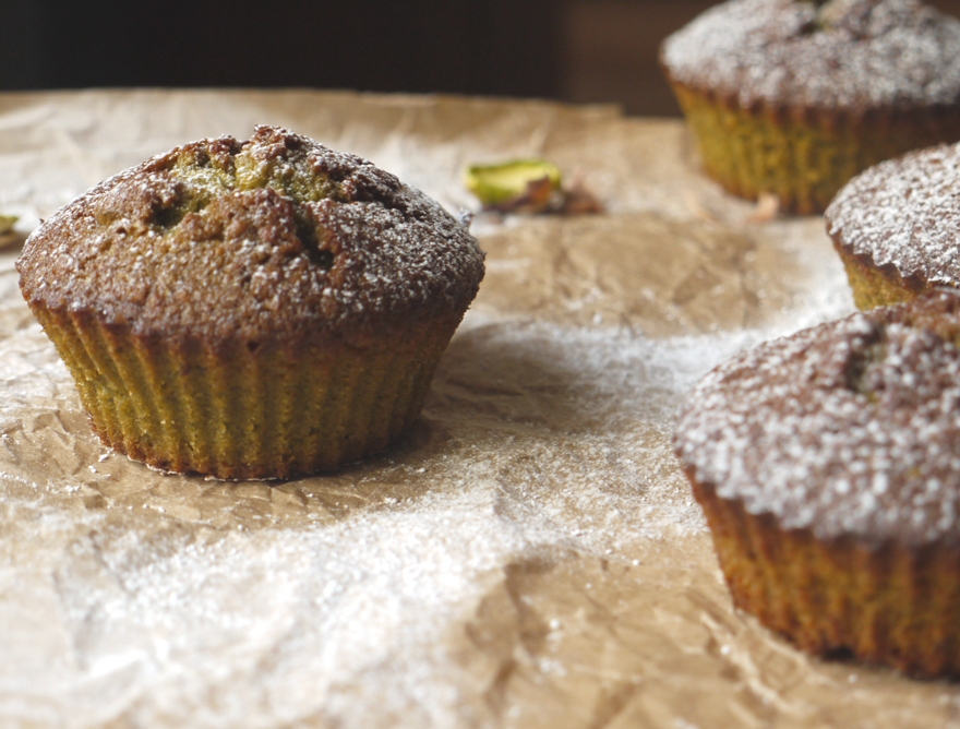 Green Tea, Honey & Pistacio Financiers 