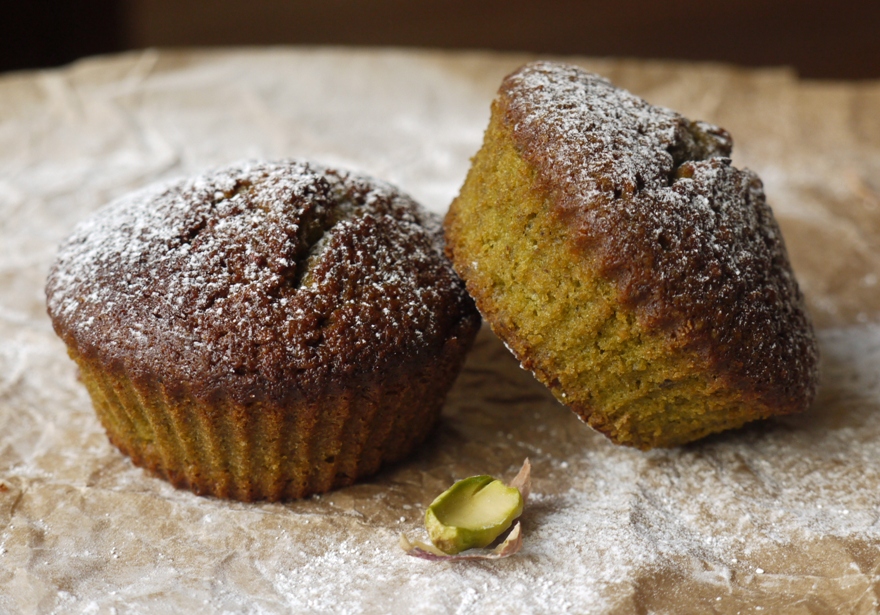 Green Tea, Honey & Pistacio Financiers 