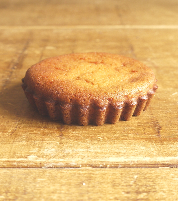 Coconut Almond Cakes with Blood Orange Granita 