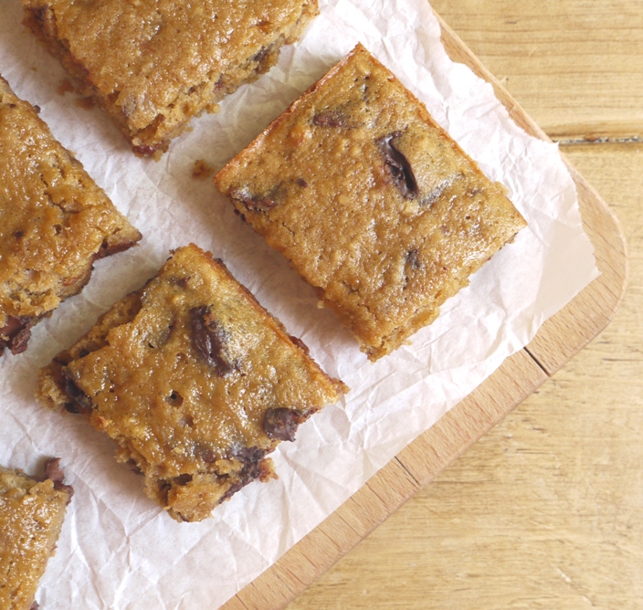 Banana Bread Squares 