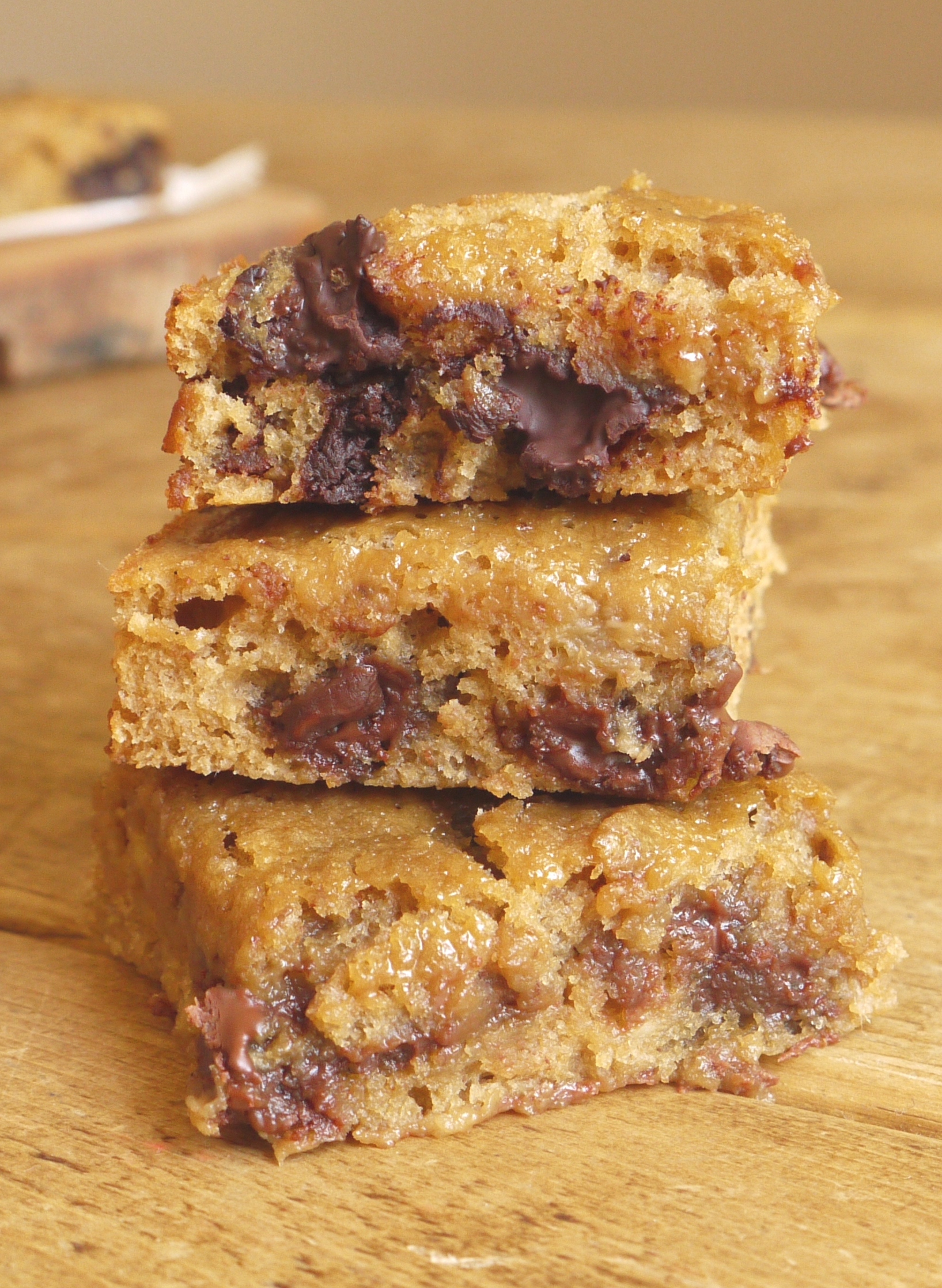 Chocolate Banana Bread Squares 