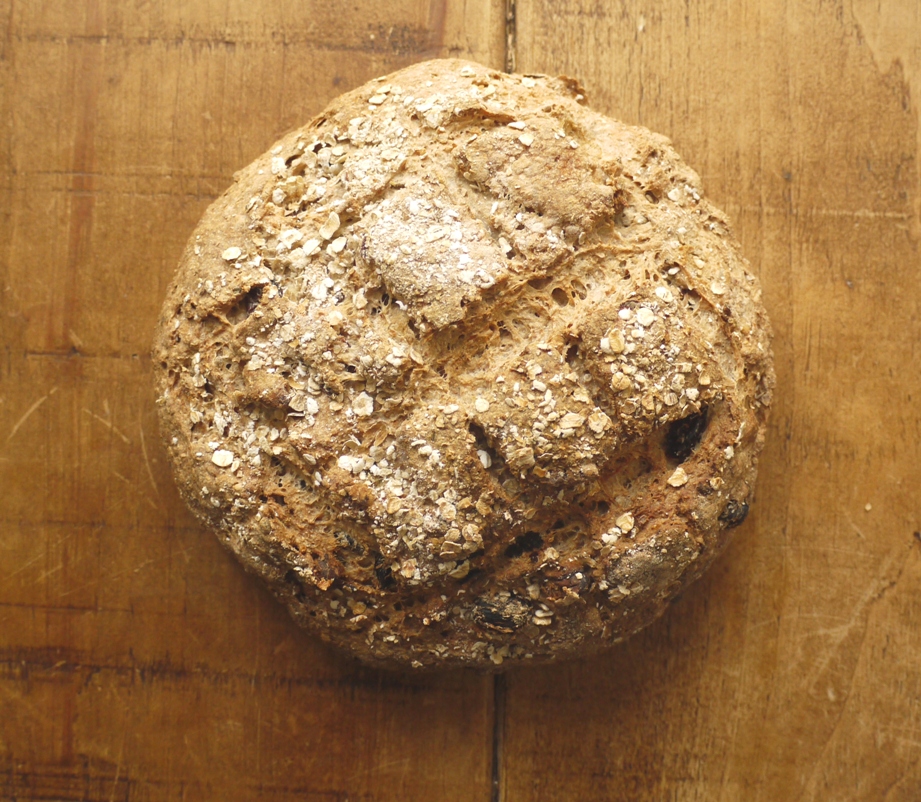 Homemade muesli bread