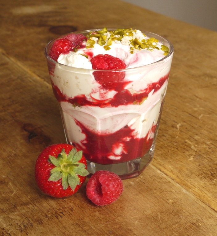 Raspberry & Pistachio Eton Mess 