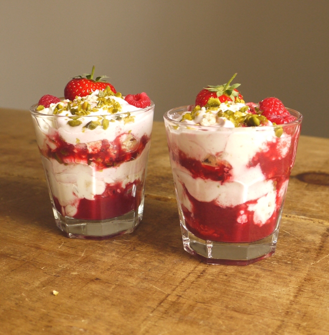 Raspberry & Pistachio Eton Mess 