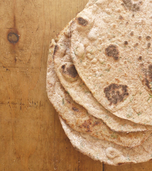 Wholemeal Spelt & Coriander Flatbreads