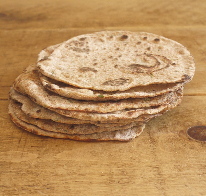 Wholemeal Spelt & Coriander Flatbreads