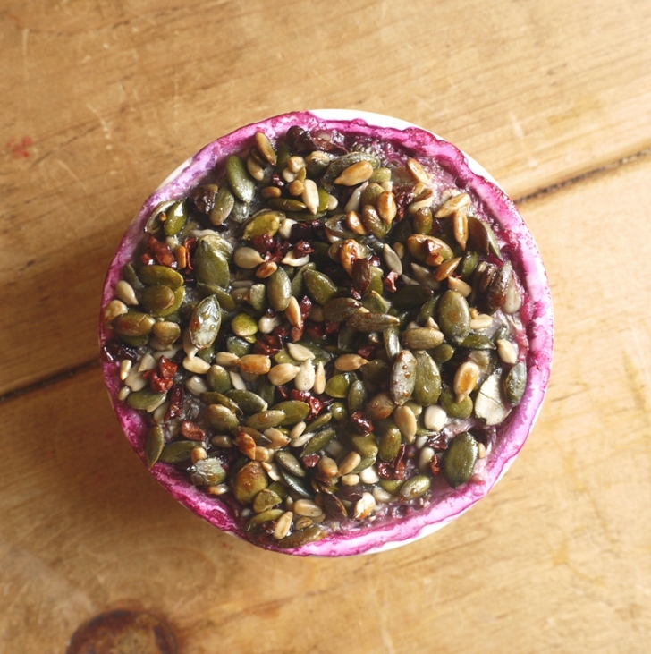 Baked Blueberry, Blackberry & Coconut Oatmeal 