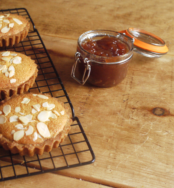 Rhubarb Bakewell Tart