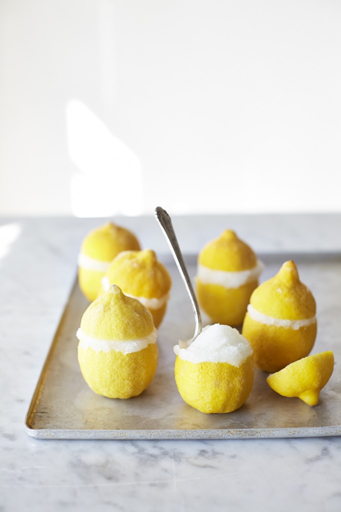 Lemon sorbet