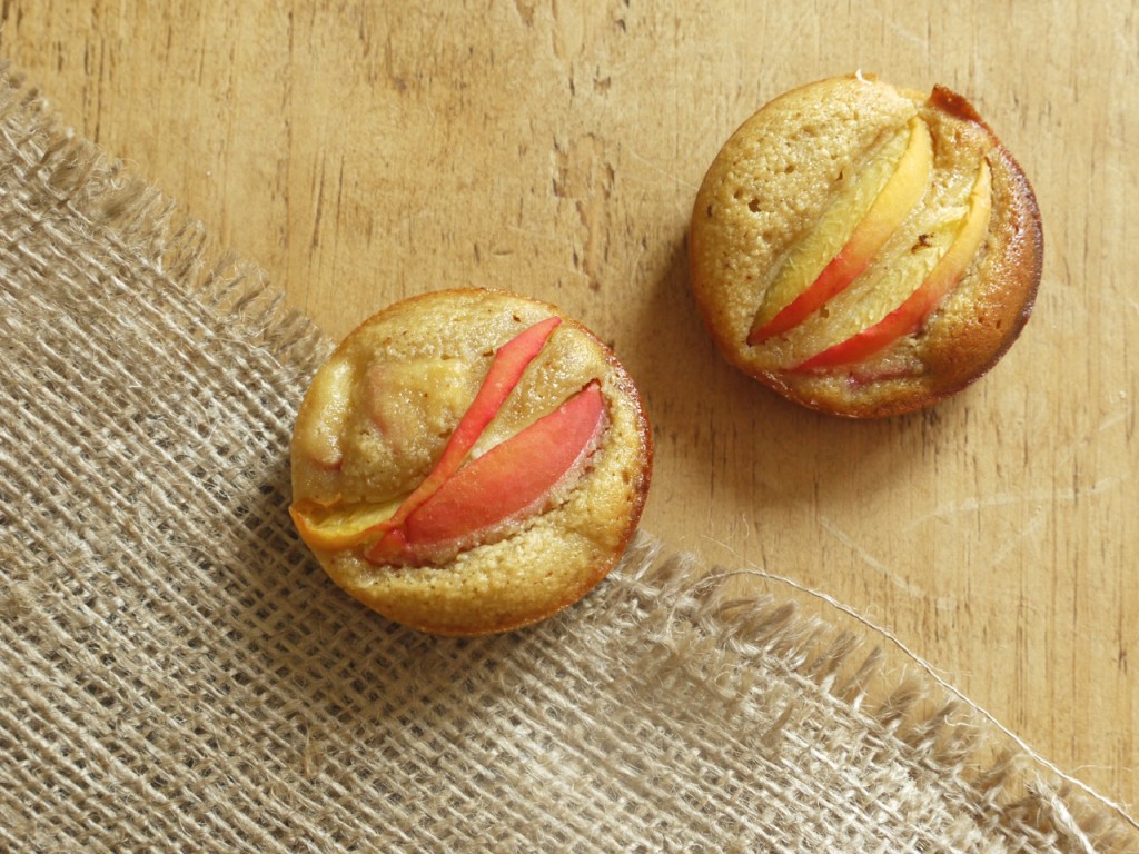 Peach Almond Bun Cakes 2