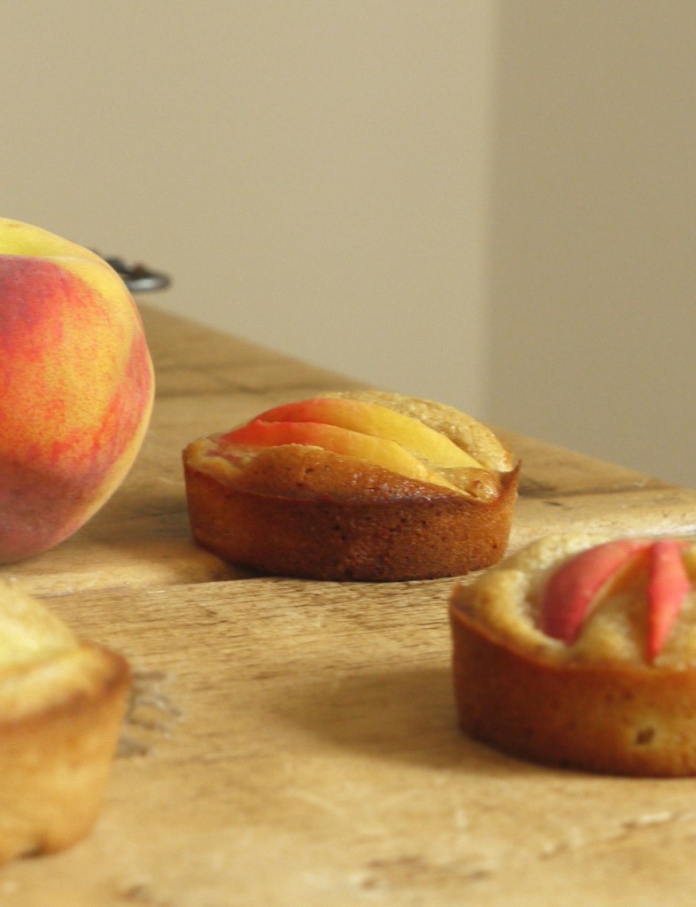 Peach Almond Bun Cakes Brown Sugar