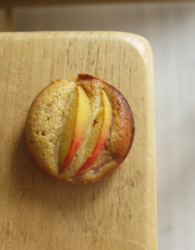 Peach Almond Bun Cake