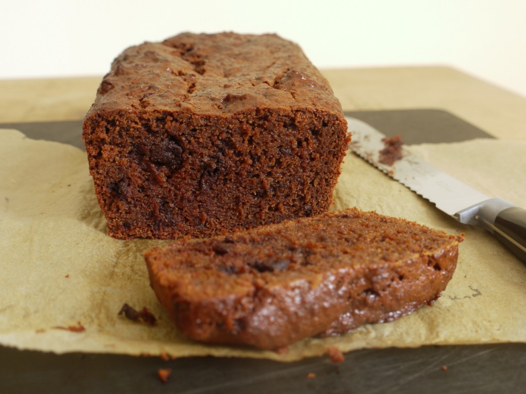 Chocolate Apricot Loaf Cake 