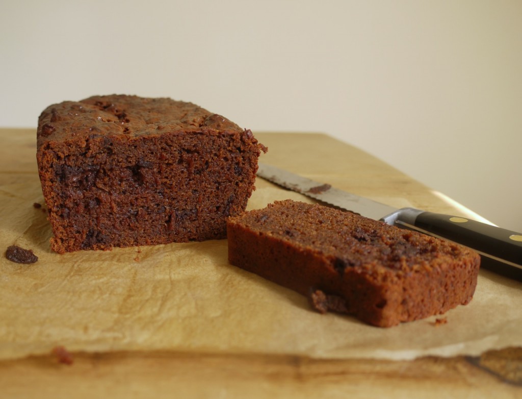 Chocolate Apricot Loaf Cake