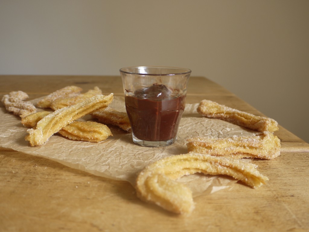 Churros with Chocolate Orange Sauce1