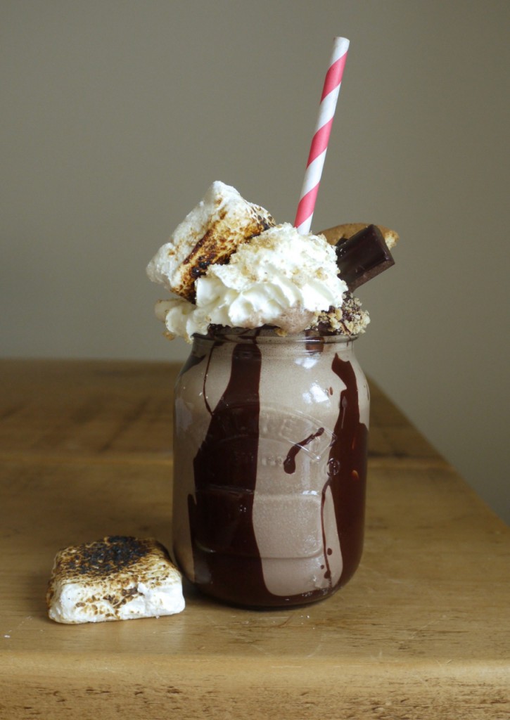 Chocolate Toasted Marshmallow Milkshake