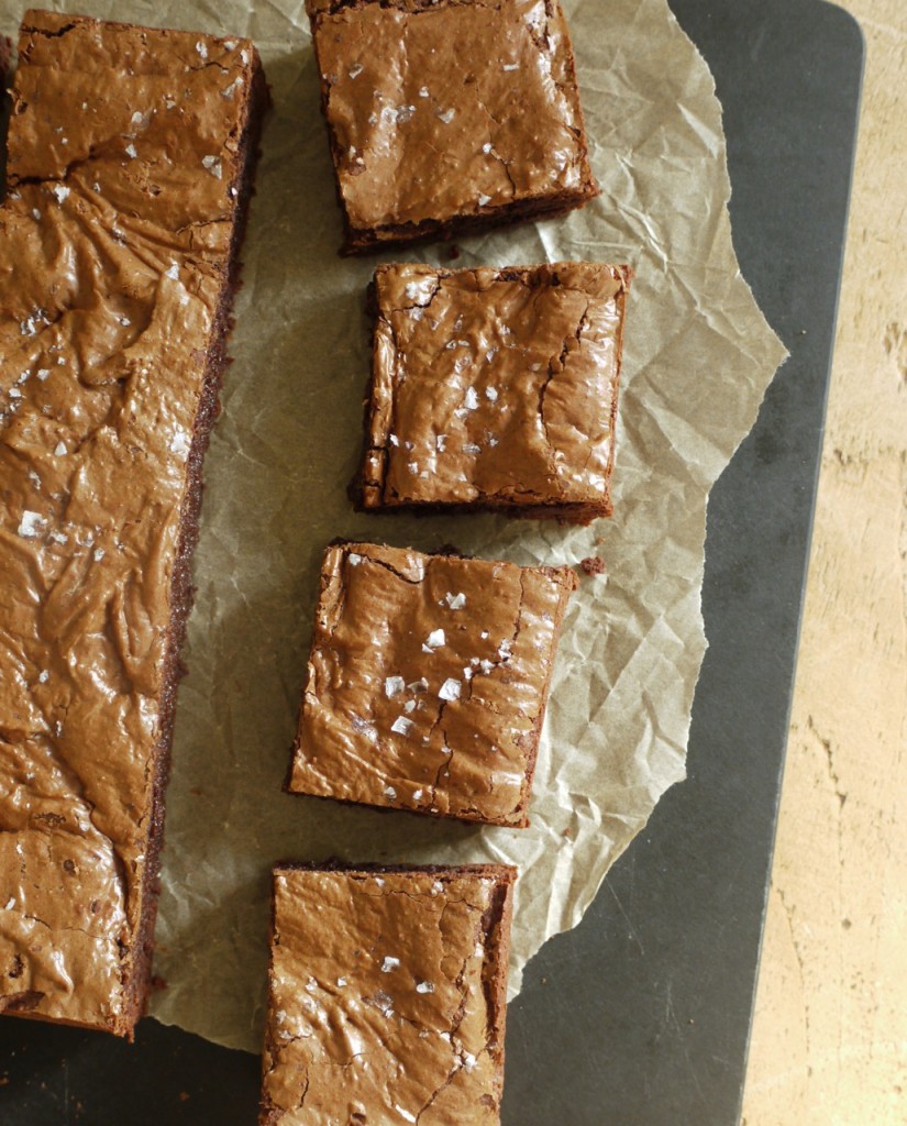 Rye Chocolate Brownie Squares