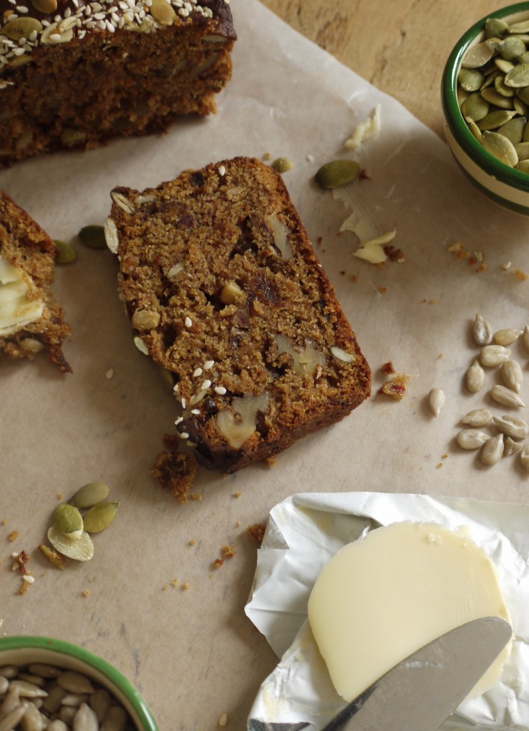 Date, Apricot & Walnut Loaf Cake