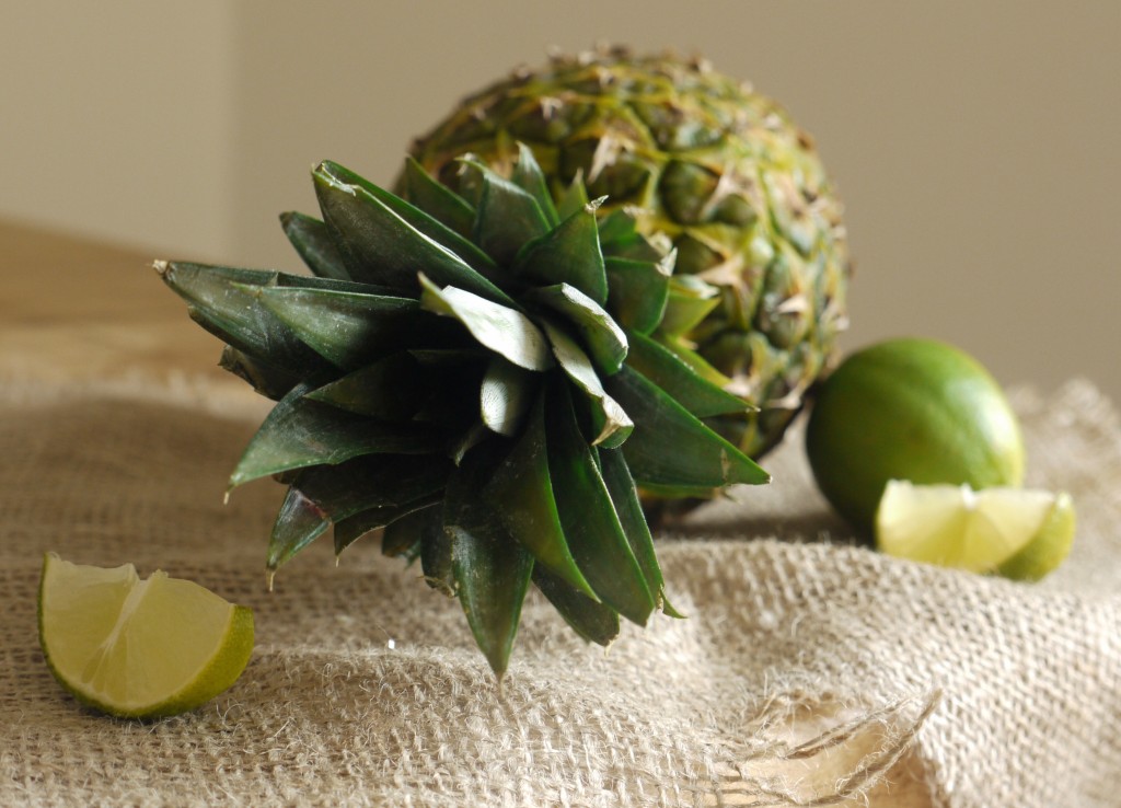 Pineapple & Lime for Virgin Pina Colada