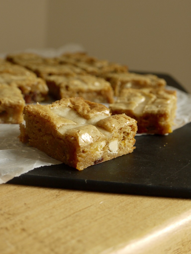 Hot Cross Blondies