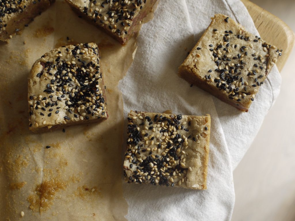 Milk Chocolate Tahini Blondies - 9