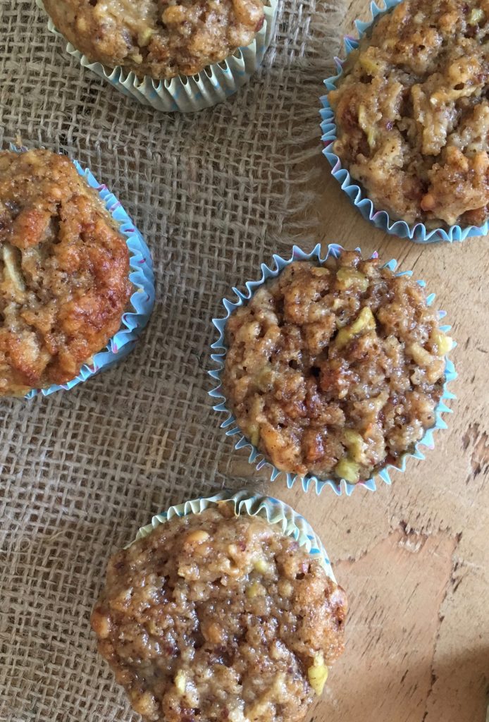 Apple & Peanut Butter Muffins - 3