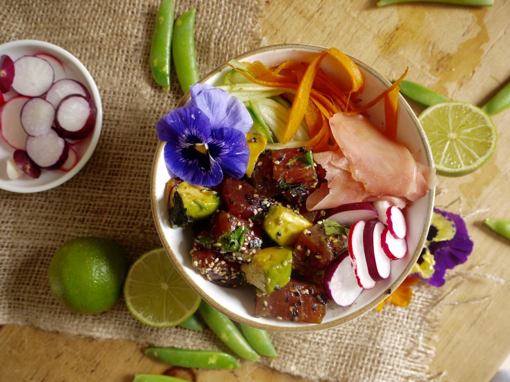 Tuna Poke Bowls 