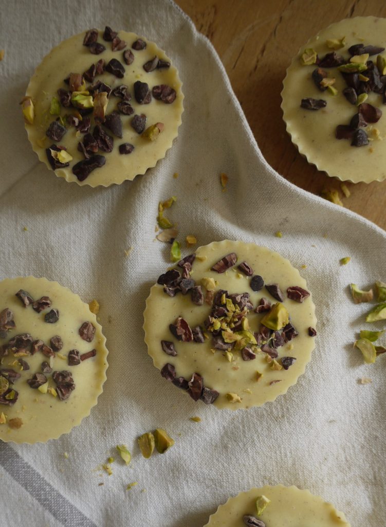 White Chocolate Pistachio Butter Cups