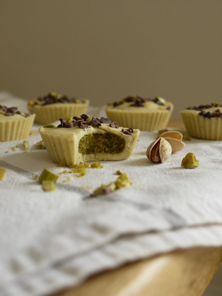 White Chocolate Pistachio Butter Cups