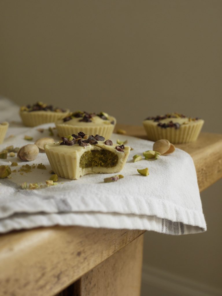 White Chocolate Pistachio Butter Cups