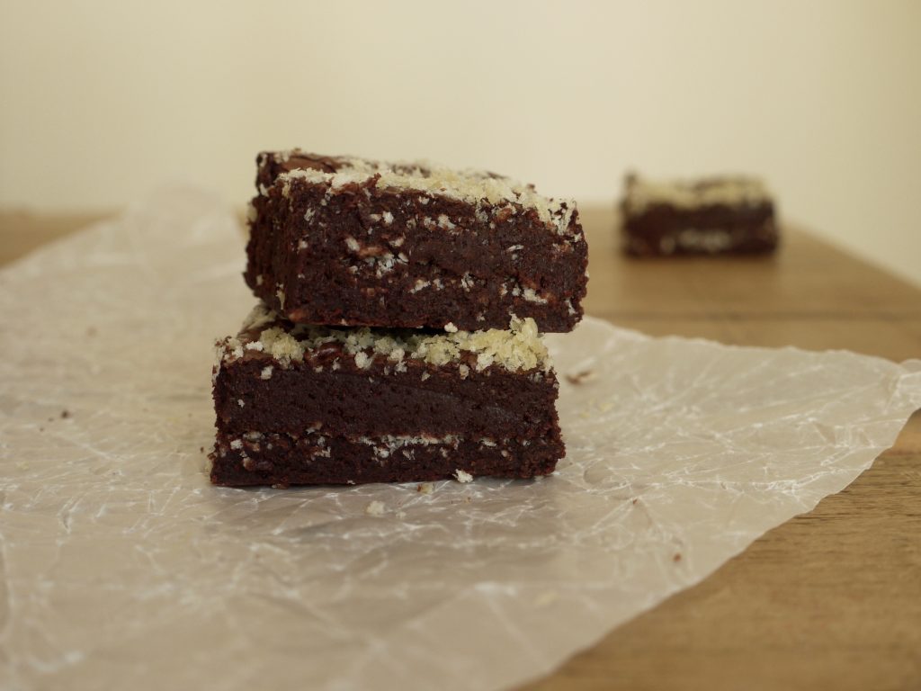 Dark Chocolate Panko Brownies - 7