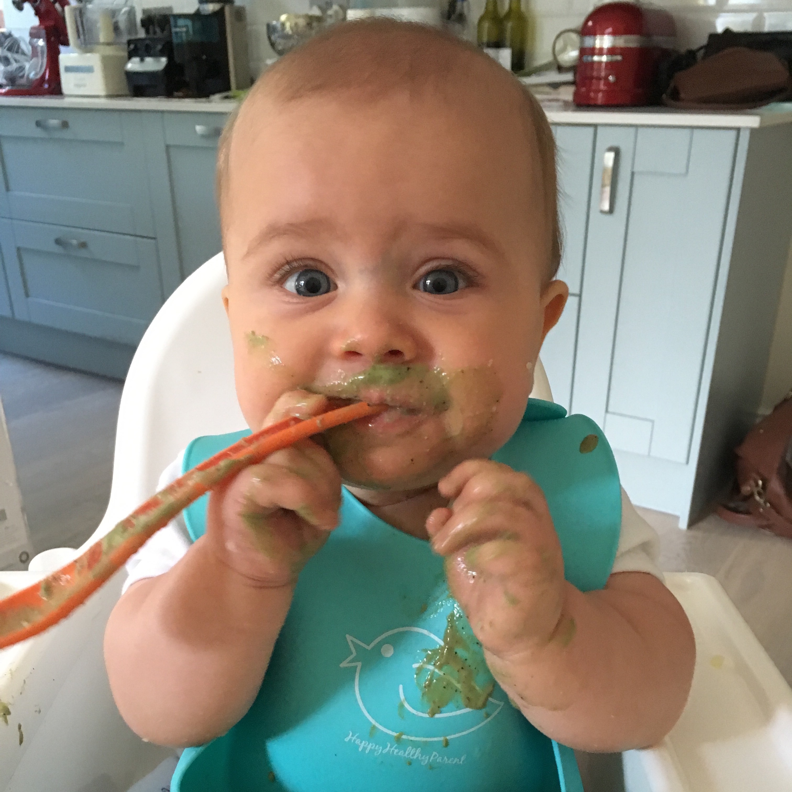 Baby-Led Weaning: How to Teach Baby How to Use Spoon