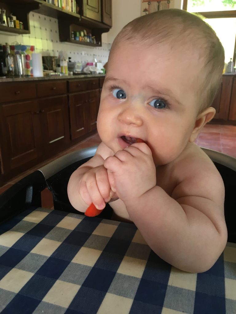 Getting Started on Solid Food: Baby Led Weaning & Spoon Feeding Nino -  thelittleloaf