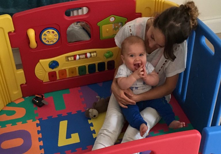 A Day in the Life of a Seven Month Old Baby thelittleloaf