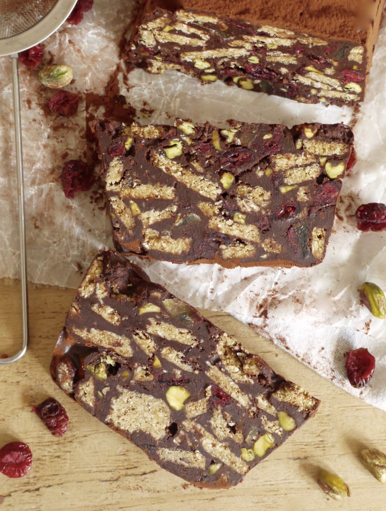 festive-chocolate-biscuit-cake-with-cranberries-pistachios-ginger-1