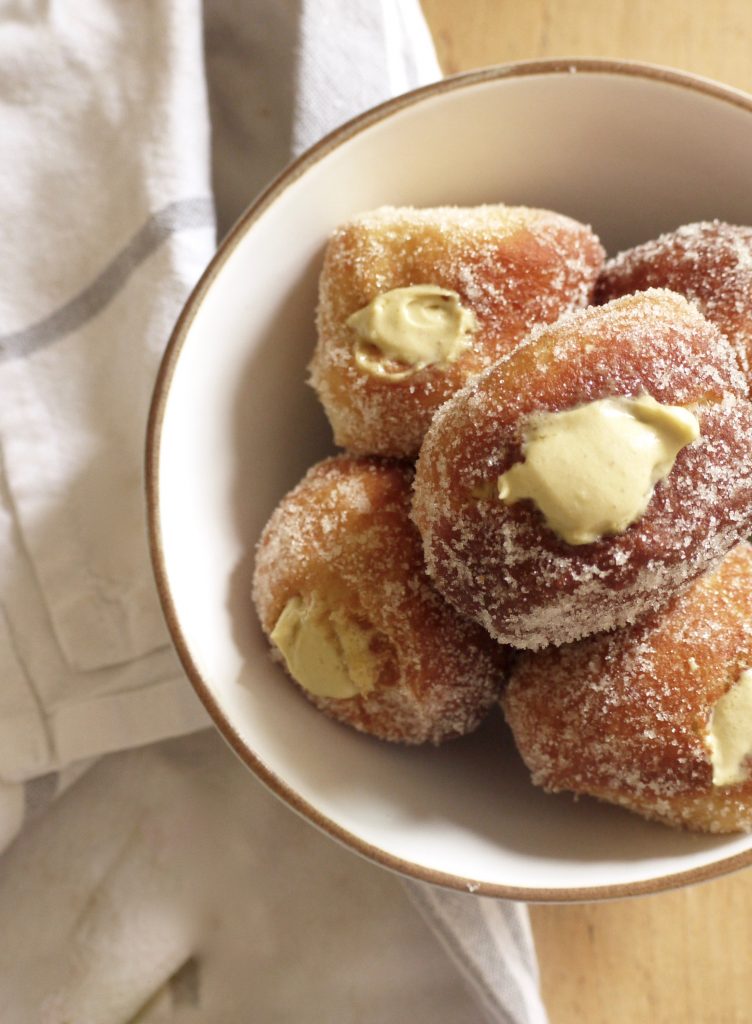 PIstachio Cream Filled Doughnuts - 3