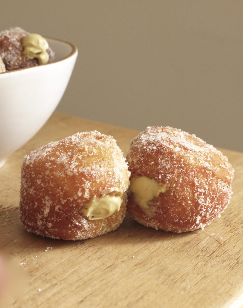 PIstachio Cream Filled Doughnuts - 5