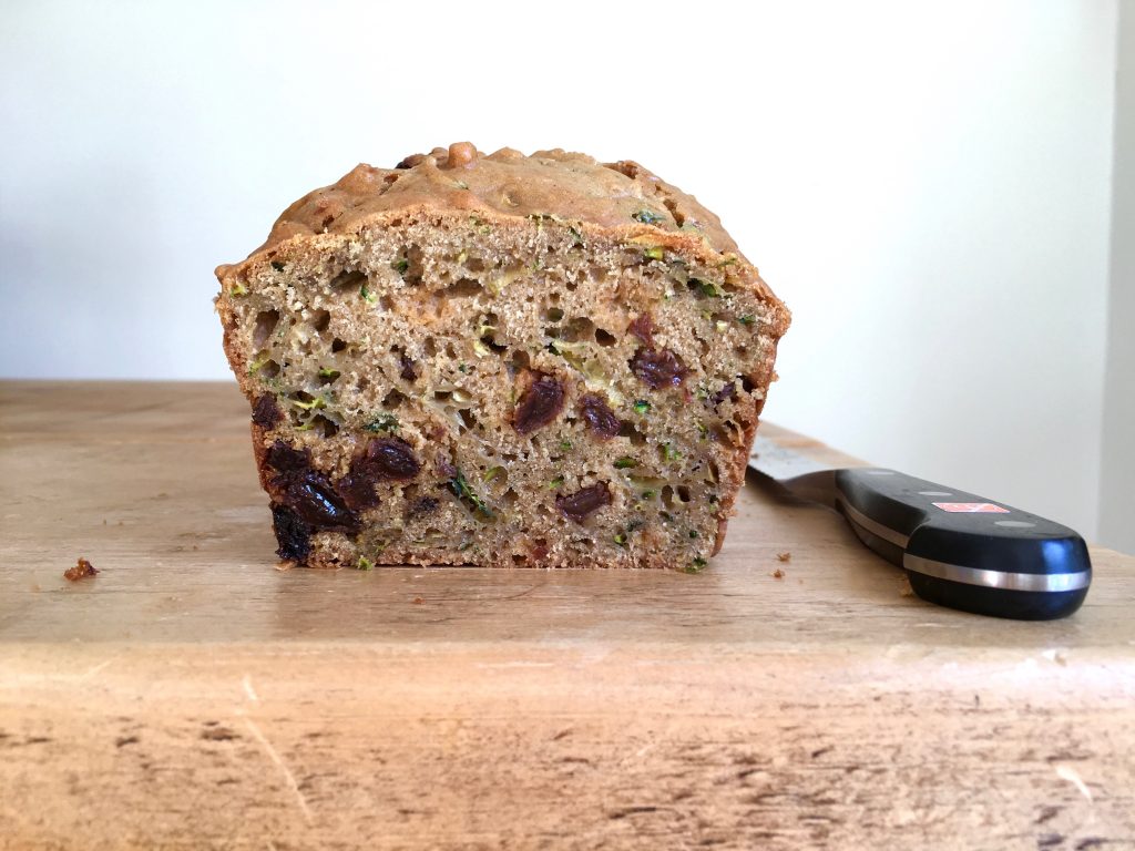 Courgette & Raisin Loaf Cake - 2