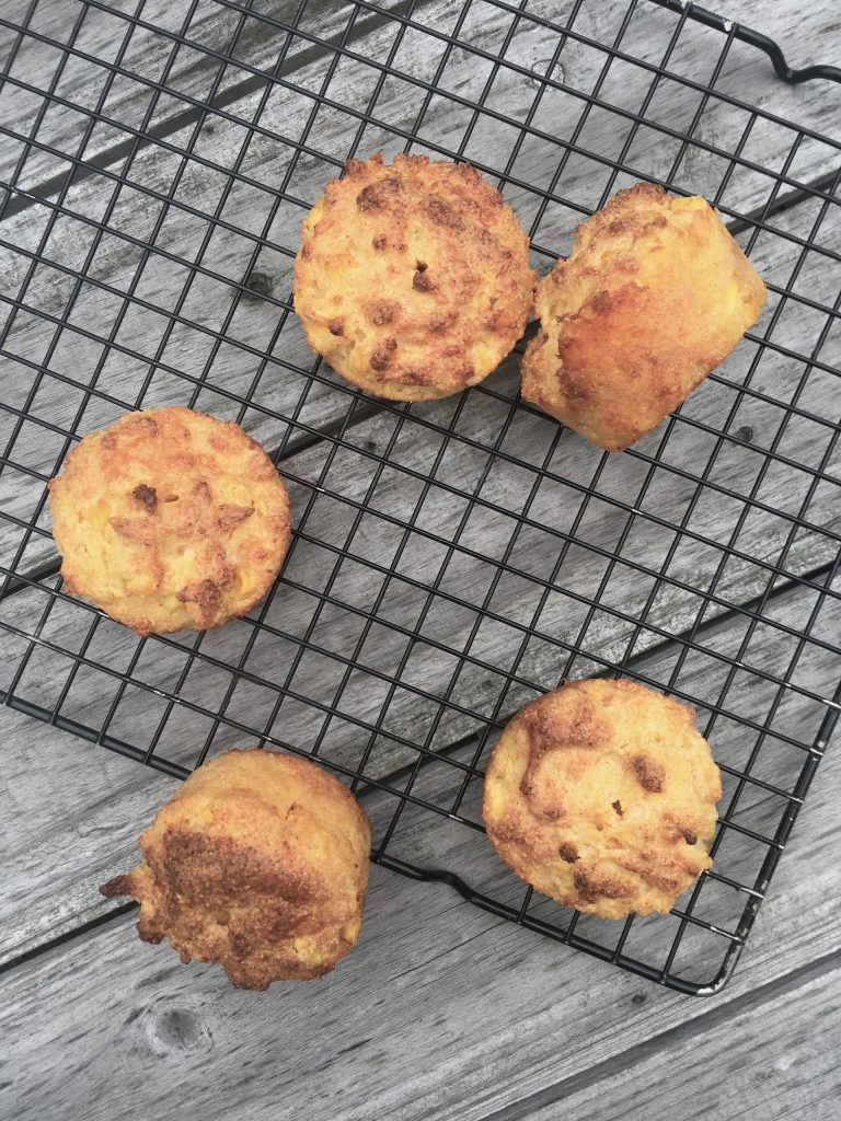 Cheesy Cornbread Muffins - 2