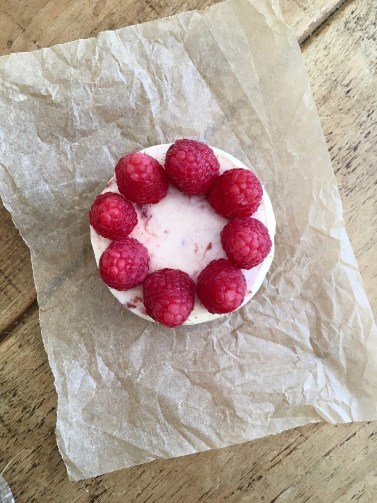 White Chocolate Raspberry Cheesecake - 1