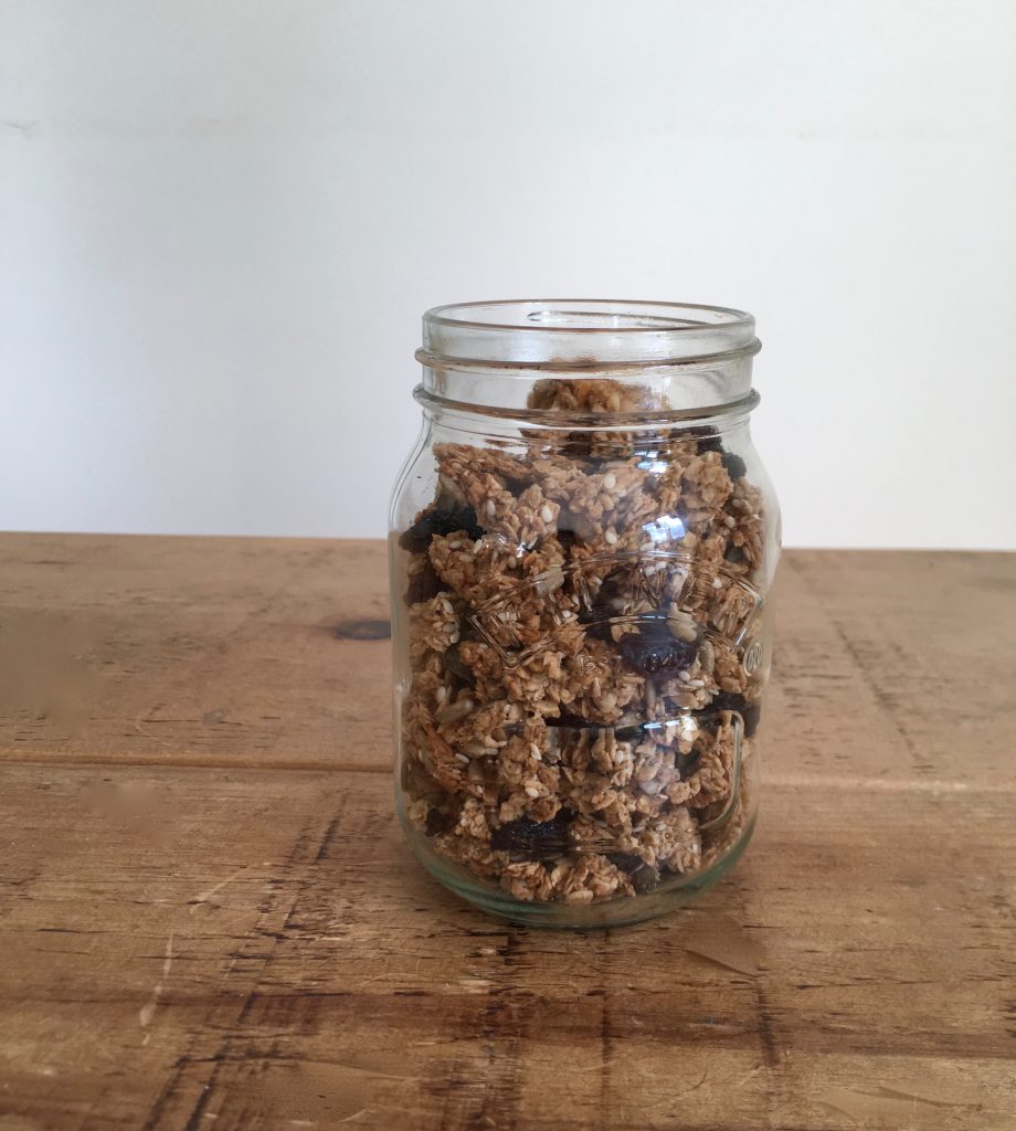 Seedy Coconut Granola Clusters