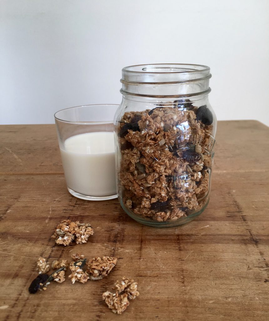 Seedy Coconut Granola Clusters Jar