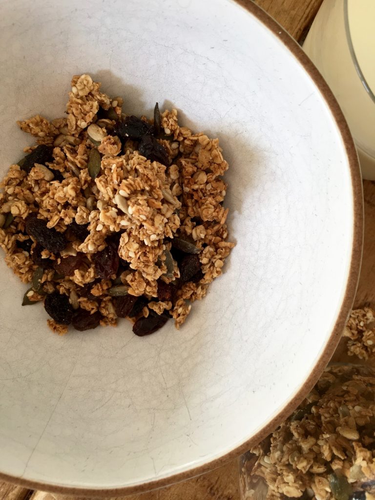 Seedy Coconut Granola with Proper Clumps - 4