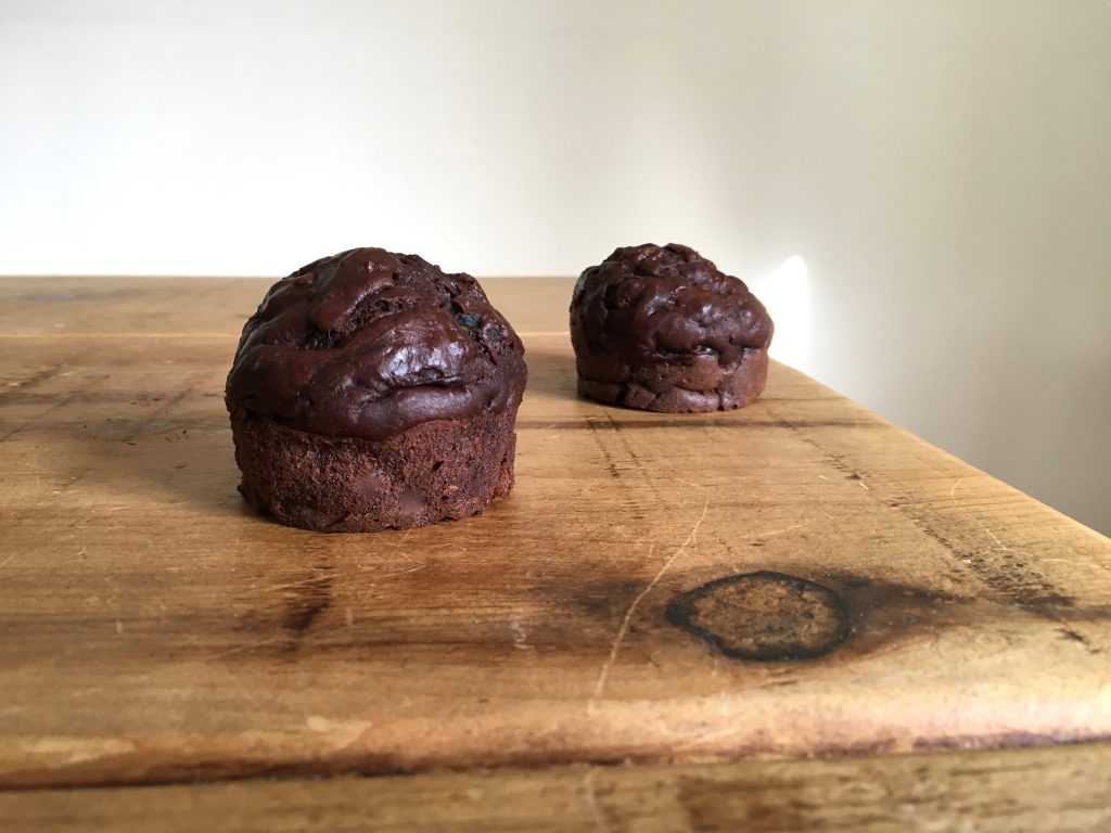Chocolate Courgette Muffins 