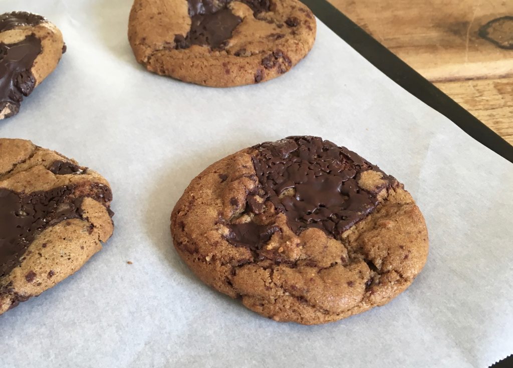 Salted Chocolate Chip Cookies - 4