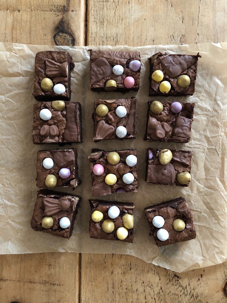 Chocolate Easter Egg Brownies