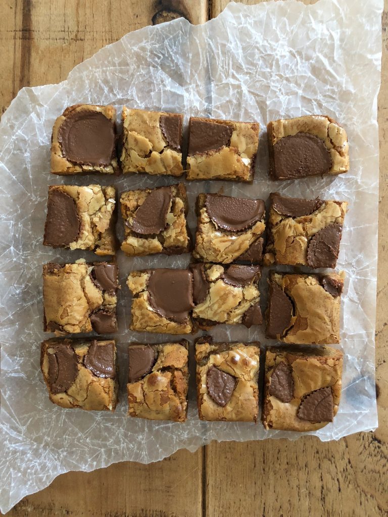 Peanut Butter Cup Blondies - 1