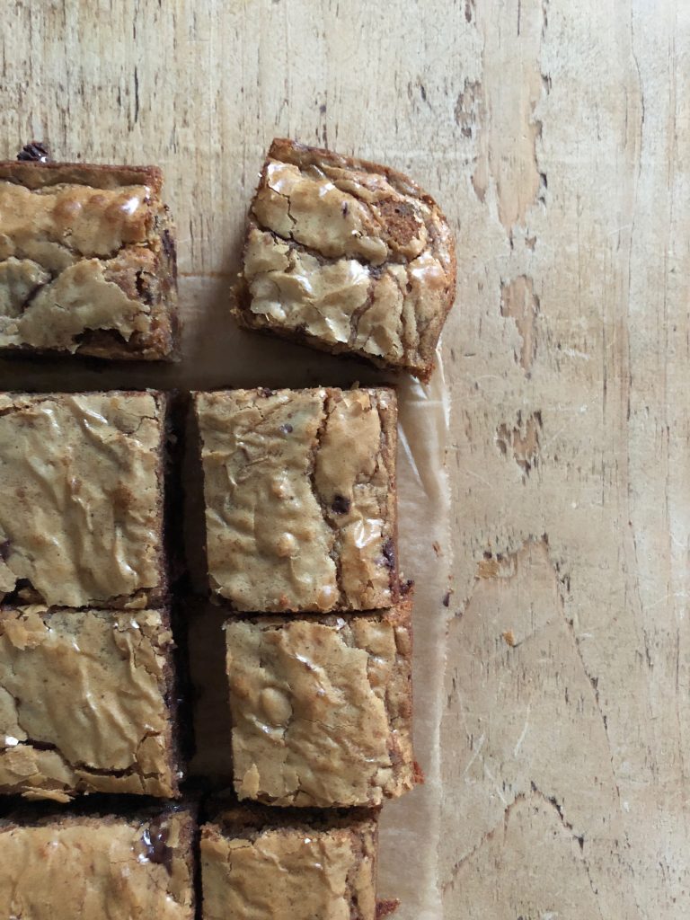 Brown Butter Miso Blondies - 3